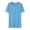 1pc-Light Blue, variant on Plus Size Tops Women Casual Summer Short Sleeve Loose V Neck Ladies Basic Tshirt