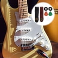 thumbnail image 2 of 1 Set Guitar Strap Lock Fixing Acoustic Guitar Neck Strap With Guitar Pick, 2 of 9