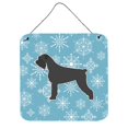 thumbnail image 1 of Winter Snowflake Giant Schnauzer Wall or Door Hanging Prints, 1 of 1