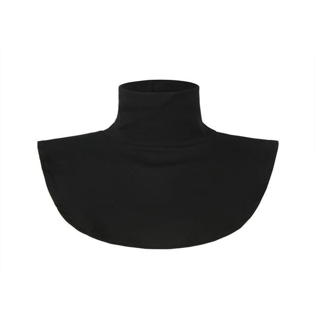 Bavette à Col Montant Sauvage pour Femmes, Automne Hiver, Tricotée à Rayures, Faux Col, Protection du Cou, Vente en Gros