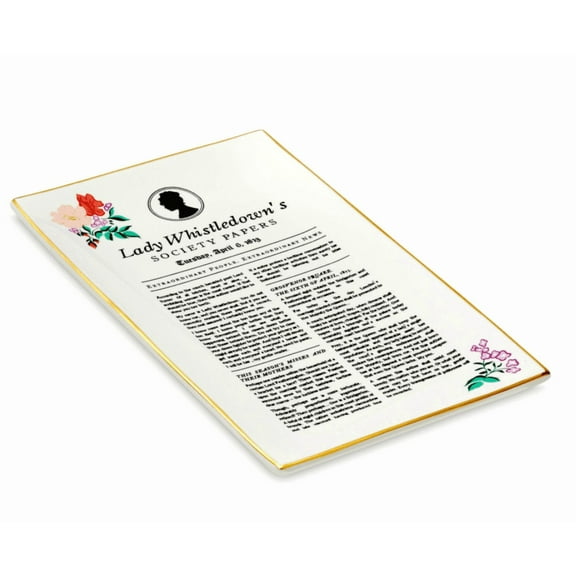 Hallmark Bridgerton Lady Whistledown's Society Papers Trinket Dish New With Tag