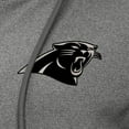 thumbnail image 2 of Women's Antigua  Heather Black Carolina Panthers Seeker Full-Zip Hoodie Jacket, 2 of 2