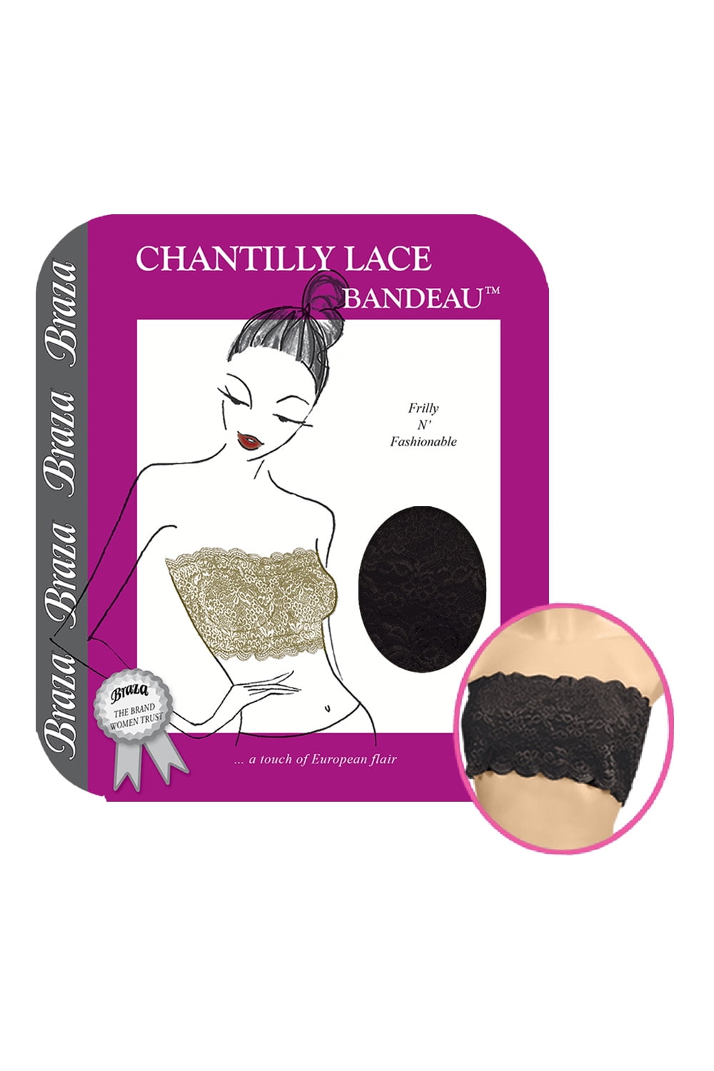 Chantilly Lace Bandeau - Braza Australia