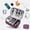 Purple, variant on Travel Electronics Organizer Cable Bag Water Resistant Universal Electronics Accessories Storage Cases for Cables, Phone, Airpods, Hard Drives,Power Bank,Charger,Gray