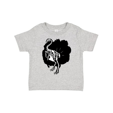 

Inktastic Thanksgiving Turkey Skeleton Tom Gift Toddler Boy or Toddler Girl T-Shirt