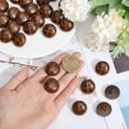 thumbnail image 3 of 30pcs Football Resin Imitation Leather Buttons Brown Resin Buttons with Shank Sew On Shank Buttons Craft, 3 of 7