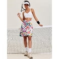 thumbnail image 6 of Pinspark Women' 20" Knee Length Skorts Golf Skirt Tennis Long Skorts Modest Skirts Stretchy Athletic Active Skorts with Pockets, 6 of 6