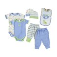 thumbnail image 4 of Newborn Baby Boy Grow with Me 8-Piece Layette Set, Blue, 4 of 4