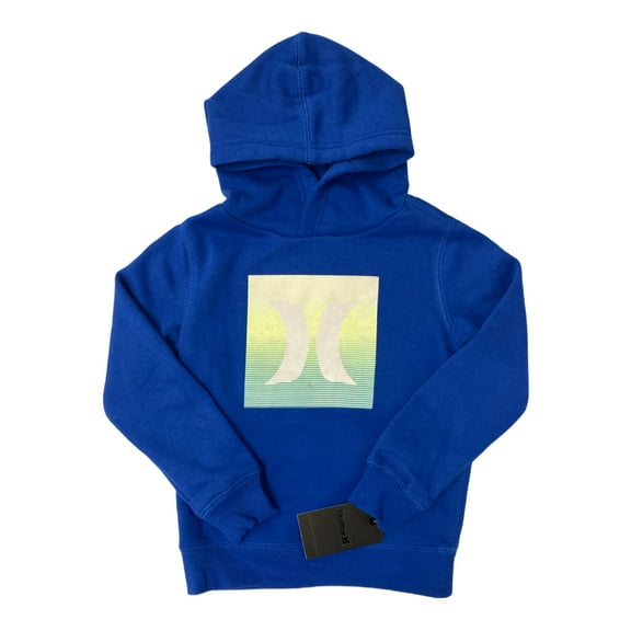 Hurley Boy's Comfortable Graphic Logo Fleece Hoodie (Game Royal, 5)