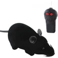 thumbnail image 1 of Juguete de control remoto para gatos divertido persiguiendo gatito eléctrico juguete simulación animales juguetes (negro-1pcs) oso de fresa Electrónica, 1 of 5