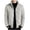 Khaki, variant on Dezsed Mens Winter Coats Men Solid Casual Stand-up Collar Down Zipper Warm Cotton Jacket Coats Black B XXXXL