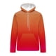 thumbnail image 5 of Sudadera con capucha para hombre, estilo casual, a la moda, con cuello redondo, bolsillos y estampado degradado, sudadera de manga larga con capucha, blusa de poliéster para hombre, 5 of 5