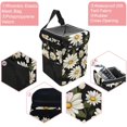 thumbnail image 2 of Daisy Foldable Car Trash Bin with Lid, Leak-Proof Mini Trash Can for Car with Hanging Storage Bag, 2 of 6