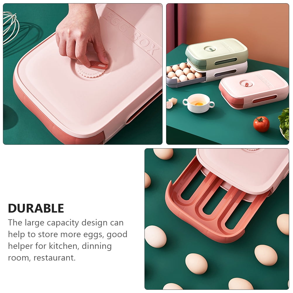 Raindrops Multi-Grid Storage Box with Lid, 1-Piece PP Plastic Container for Kitchen, Dining Room, and Home Organization