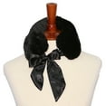 thumbnail image 3 of BASICO WOMEN NECKERCHIEF WITH RIBBON AND FAUX FUR COLLAR SCARF, 3 of 5