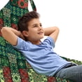 thumbnail image 1 of Ethnic Lounger Chair Bag, Portuguese Azulejo Ceramic Tiles Talavera Style Traditional European Culture Motifs, High Capacity Storage with Handle Container, Lounger Size, Multicolor, by Ambesonne, 1 of 5