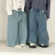 thumbnail image 2 of Pantalones vaqueros para bebés de 1 a 8 años, pantalones rectos sueltos para niños, pantalones de pierna ancha para niñas, nuevos pantalones de lunares para niños de primavera y otoño 2025, 2 of 6