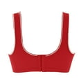 thumbnail image 5 of Gyexs Women's Full Bust Support Bra Thin Comfortable Breathable Lift Push Up Side Smooth Back Underwear, Red, Size XL, 5 of 5