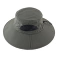 thumbnail image 1 of Sombrero para el sol para mujer con malla plegable, sombrero de pescador de ala ancha impermeable, caminata de pesca en la playa de verano, 1 of 5