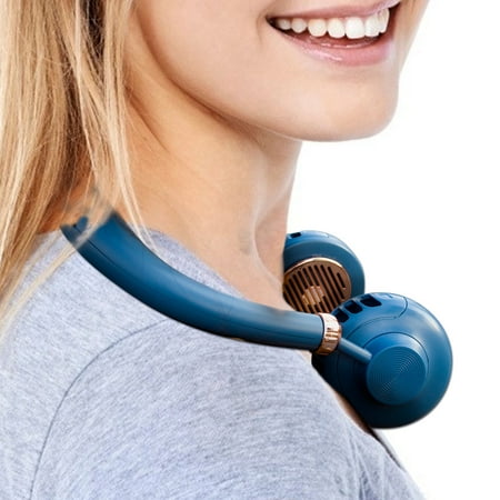

Clearance Portable Leafless Hanging Comfortable Neckband Cooler