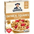 thumbnail image 2 of (12 pack) Quaker Oatmeal Squares Crunchy Whole Grain Cereal Honey Nut, 14.5 OZ., 2 of 11