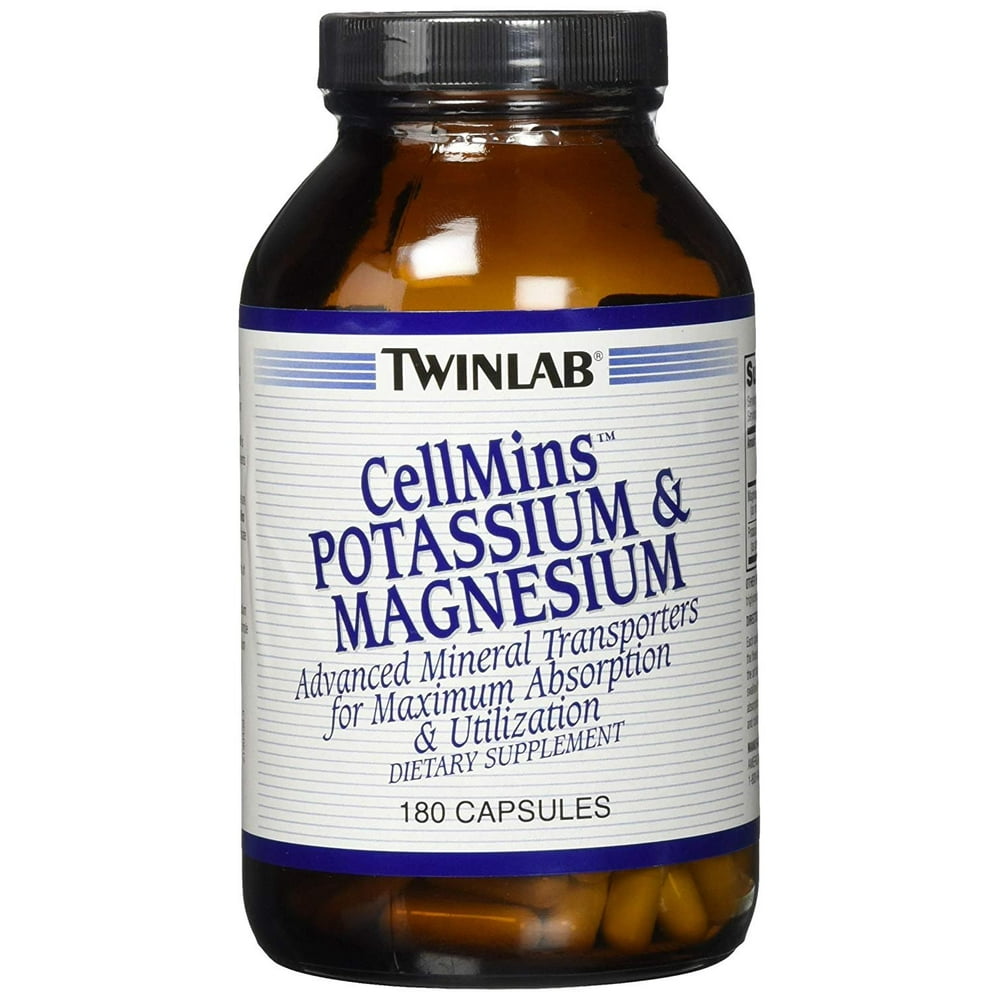 Cellmins Potassium & Magnesium Twinlab, Inc 180 Caps