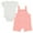 Minnie mouse / pink, variant on Disney Mickey Mouse Minnie Mouse Bodysuit and Short Overalls Outfit Set Newborn to Infant