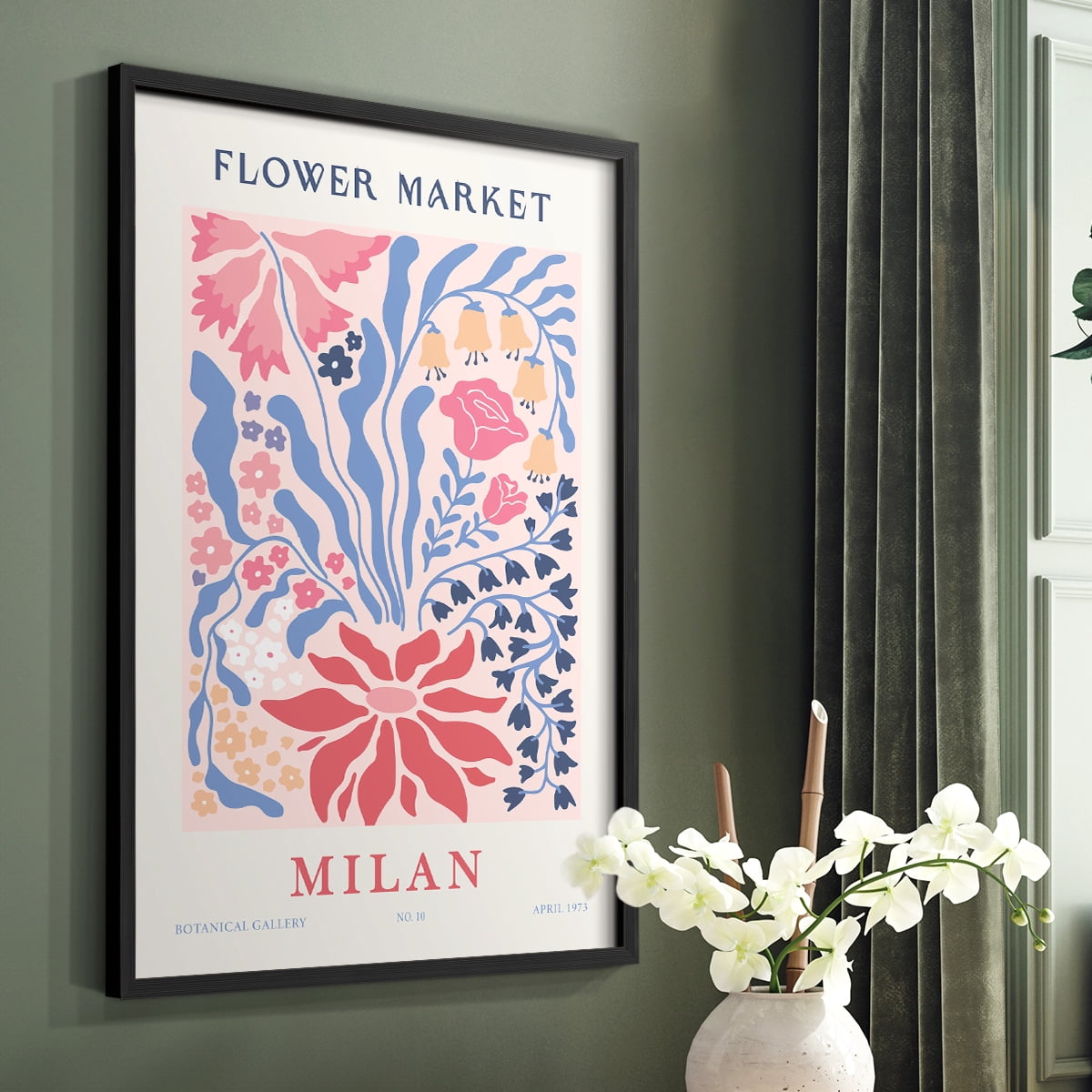 Matisse I Framed Print - Solid Wood in Single Picture Frame Solid Wood 2 Framed Print