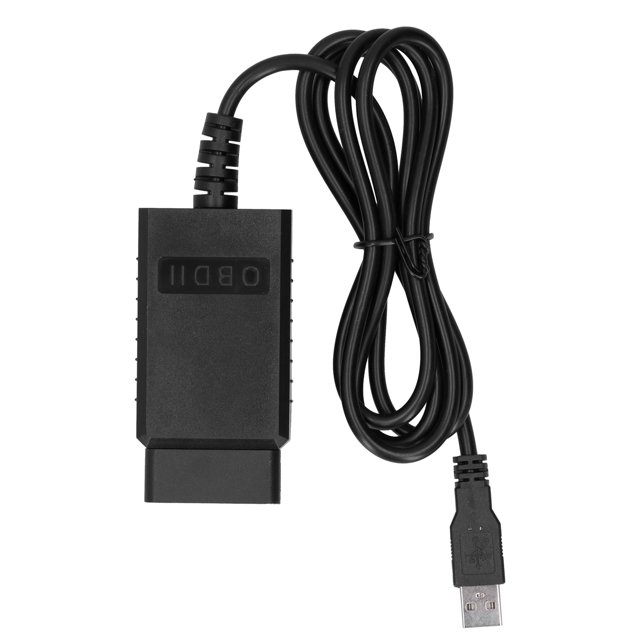 Cable de diagnóstico, OBD II EOBD USB Herramienta de diagnóstico USB Escáner EOBD Funcionamiento suave