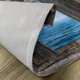 thumbnail image 5 of Ambesonne Nautical Place Mats Set of 4, Sailing Boat Idyllic, Standard Size, Grey Blue, 5 of 6