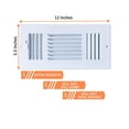 thumbnail image 4 of Cubierta De Ventilación Magnética De 4 Uds., Respaldo Magnético De Doble Espesor, Protector De Ventilación Ajustable Flexible Para Ventilación De Registro De Aire Para El Hogar Vogacara HA023053-00, 4 of 5