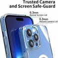 thumbnail image 3 of Phone Case for iPhone 13 Pro Max, Magnetic Case Clear [Compatible with MagSafe] Protective Bumper Hard Back Cover for 6.7 Inch, 3 of 13