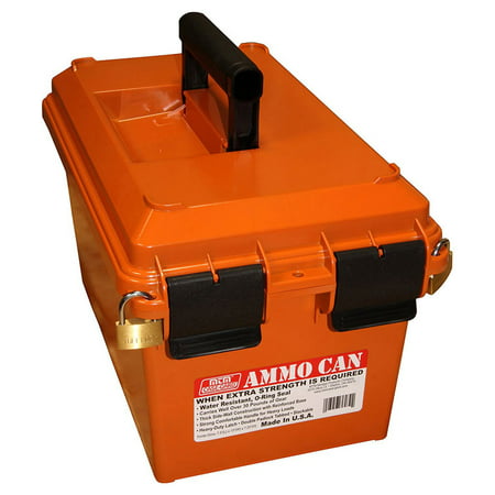 Mtm Ammo Can For Bulk Ammo Orange