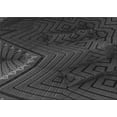 thumbnail image 1 of Ahgly Company Machine Washable Indoor Rectangle Transitional Charcoal Black Area Rugs, 5' x 8', 1 of 7