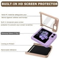 thumbnail image 5 of Bling Case Compatible Samsung Galaxy Z Flip 5 Phone Case with Screen Protector,Luxury Glitter Galaxy Flip 5 Case,Z Flip 5 Phone Cover for Samsung Galaxy Z Flip 5 Screen Protector Case Women Gold, 5 of 13