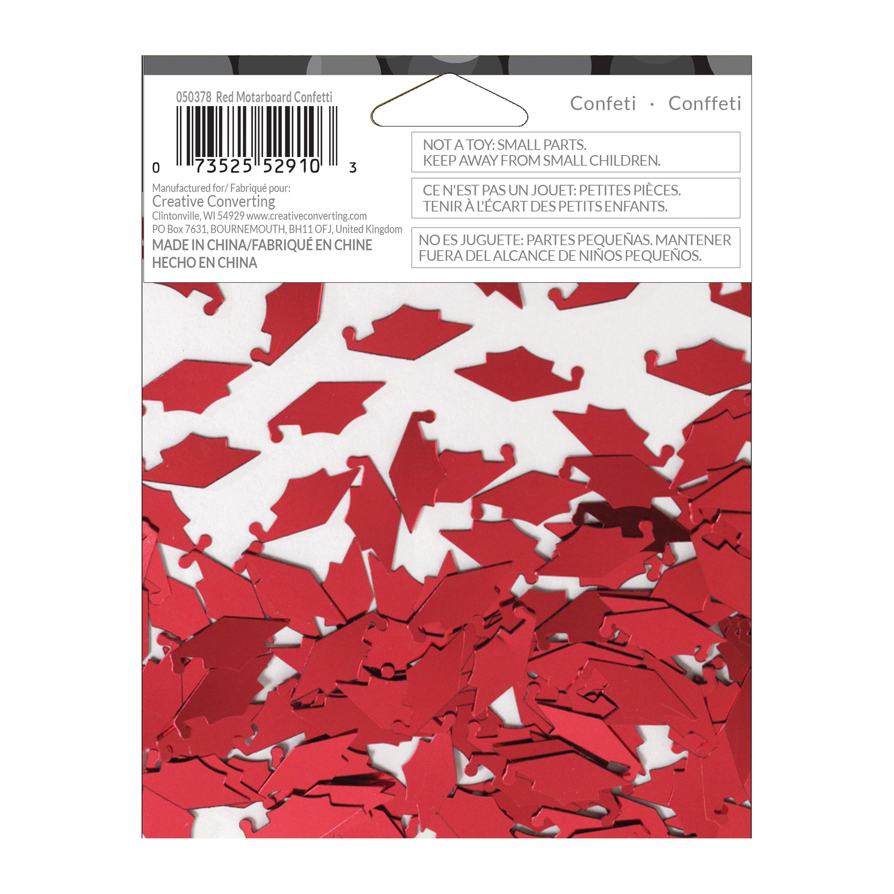 Creative Converting Red Graduation Confetti