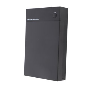 Drive Mobile Hard Disk Drive Case USB3.0 Desktop Hard Drive Enclosure for 2.5in 3.5in Serial HDD SSD Not Inclube Hard Disk