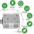 thumbnail image 4 of Dc 36v/48v To 12v 20a 240w Voltage Regulator Buck Converter Dc-dc Reducer Power For Golf Cart Club, 4 of 5