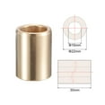 thumbnail image 2 of Uxcell Sleeve Bearings Cast Brass Self-Lubricating Bushing 10.24 x 0.87 x 1.18 inch, 2 of 5