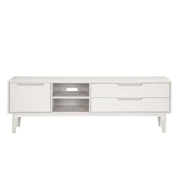Mueble para tv Talitha 160 cm - Blanco Gaia Herbs Contemporáneo