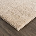 thumbnail image 4 of Hauteloom Heavenly Solid Shag Area Rug for Living Room Bedroom - High Pile Fluffy Carpet - Soft Shaggy Cozy Plush Rug - Light Brown, Dark Beige - 6'7" x 9', 4 of 12