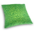 thumbnail image 3 of GZHJMY Soft Smooth Skin-Friendly Throw Pillow Cover without Pillow Case16"x16"Shrink-Resistant Breathable Hidden Zipper Opening, Sofa Bed Office Farmhouse Room Easy to Disassemble|Shamrocks Green Cl, 3 of 7