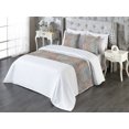 thumbnail image 3 of Abstract Art Modern Bed Runner Set, Contemporary Boho Spots and Tribal Dashes on Earthy Hues, Decorative Bedding Scarf & 2 Pillow Shams for Hotels Homes, King, Warm Taupe Mauve Taupe, by Ambesonne, 3 of 3