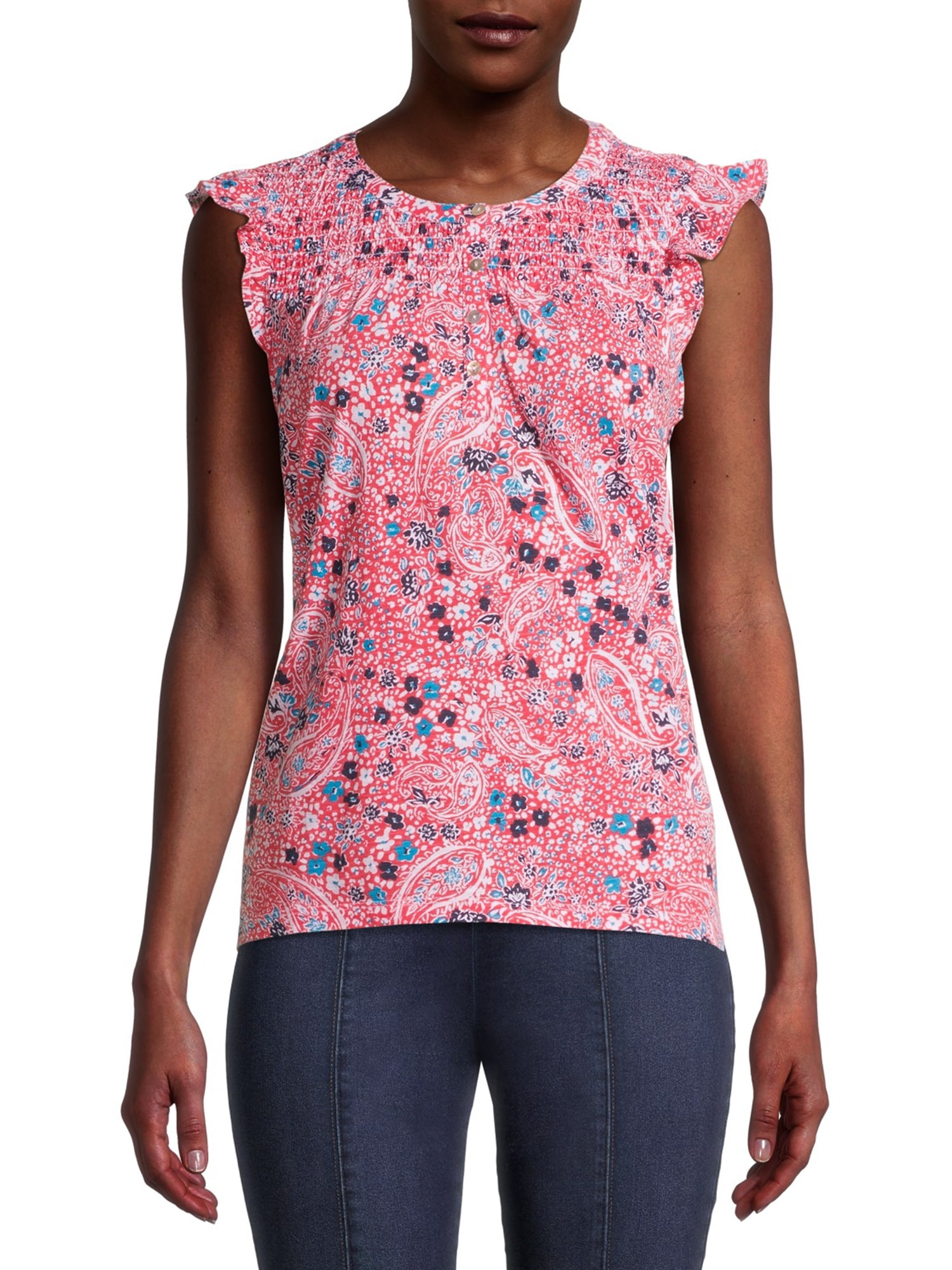 MADO ET LES AUTRES Blouse with Floral Print Summer Collection Women Light Pink MADO ET LES AUTRES Blouse with Floral Print Summer Collection Women Light Pink