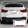 thumbnail image 4 of Sloboki American Flag IN GOD WE TRUST License Plate Frame Universal Aluminum Metal Car Tag Holders Cars Decor, 4 of 5
