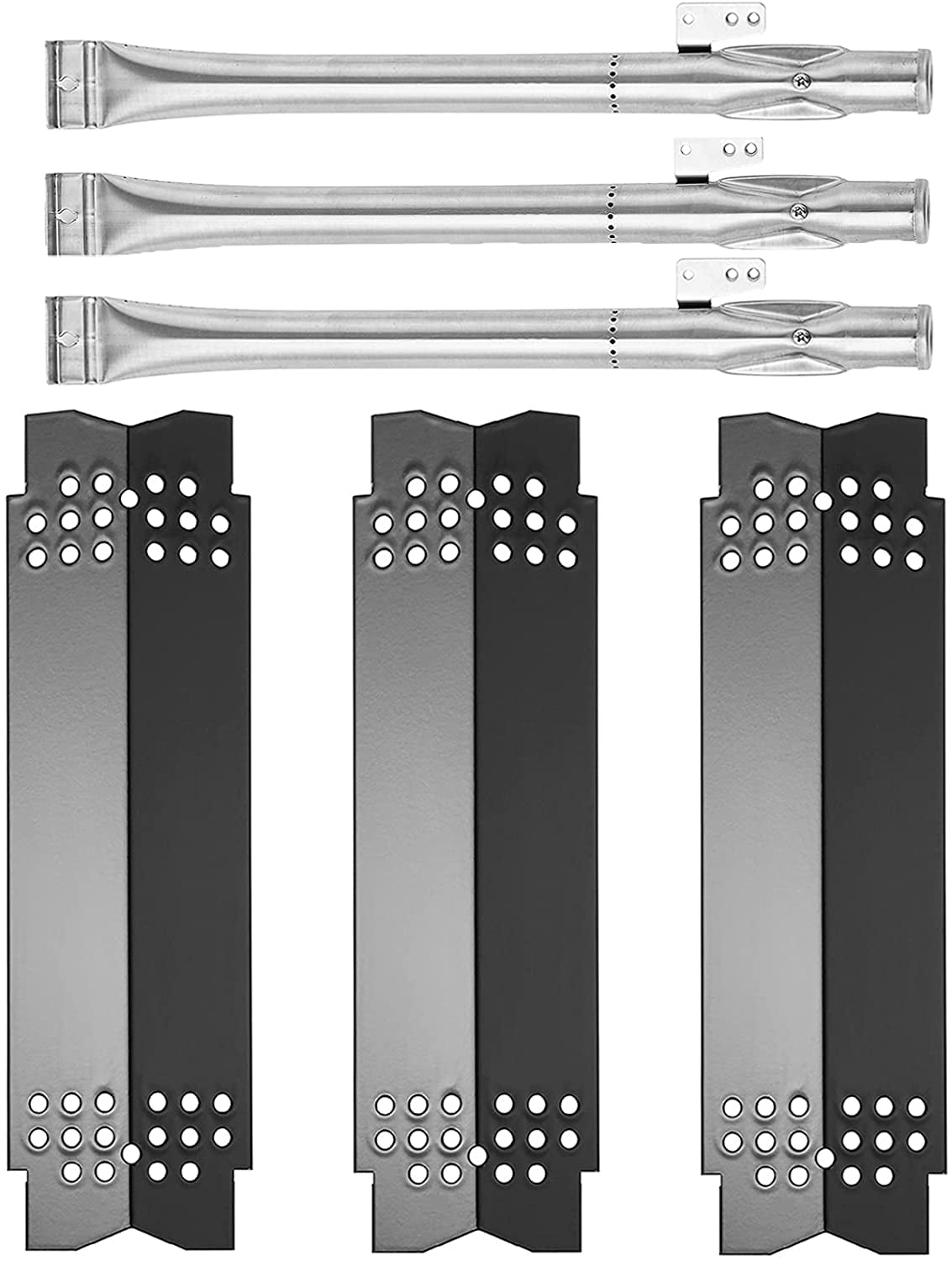 Stainless Heat Plates Replacement Kit Stainless Burners Nexgrill 720-0825 