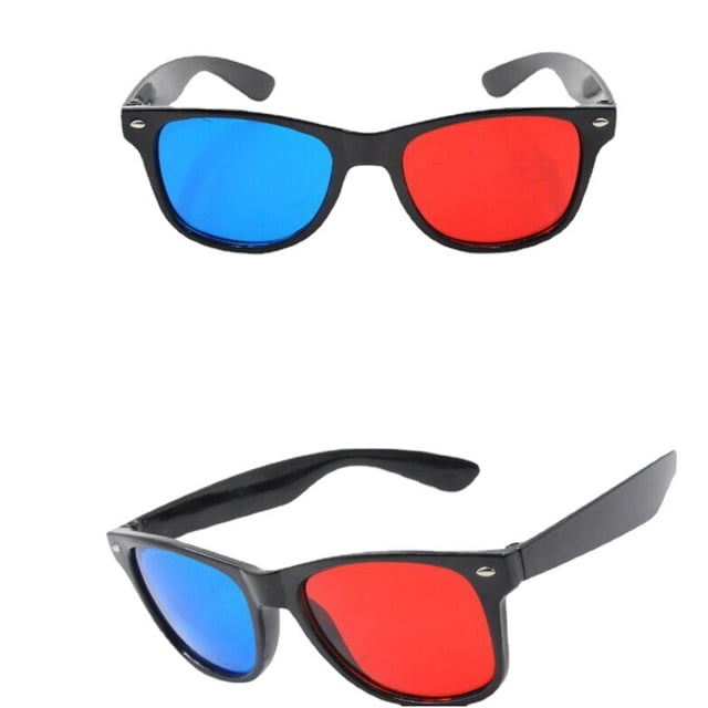 Gafas 3d Estilo simple Rojo Azul Gafas 3d Gafas estereoscópicas 3d
