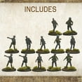 thumbnail image 3 of Wargames Delivered - Konflikt '47 Bolt Action German Totenkorps 28mm Miniatures, Contain 12 Metal Infantry, Digital Bundle - Action Figure Model Kit by Warlord Games, 3 of 6