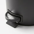 thumbnail image 6 of Better Homes & Gardens Matte Black 1.3 Gallon Metal Bathroom Trash Can with Removable Liner, 6 of 6