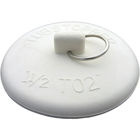 rubber drain stopper tub bath inch pack carded fits bathtub larsen supply walmart